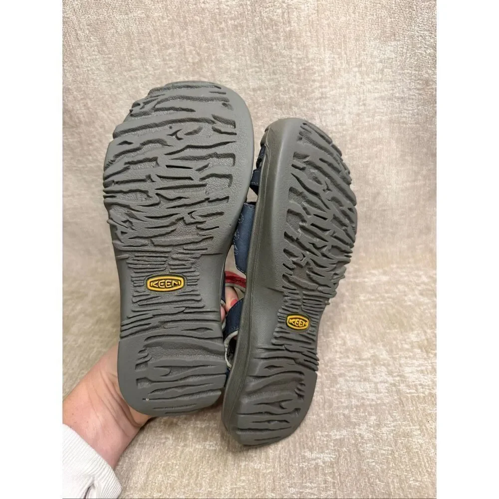 KEEN Kids' Rose Close-Toe Strappy Athletic Water Sandals Navy Blue Pink Size 3